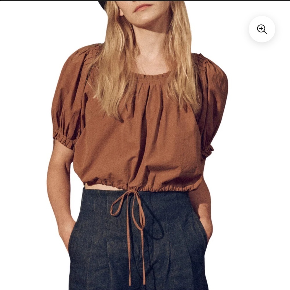 NEW THE GREAT. hills top in suntan